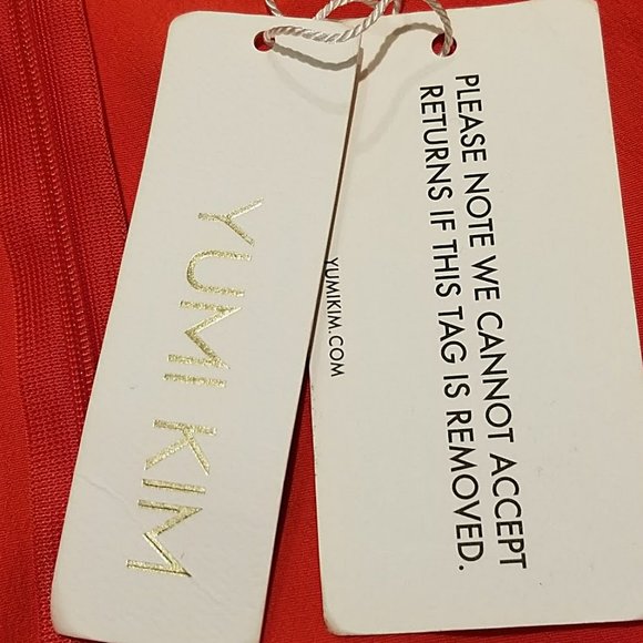 Yumi Kim Red Trapeze Swing Dress XS Womens Tie Front Cut Out Mini NEW $178 - Picture 7 of 14